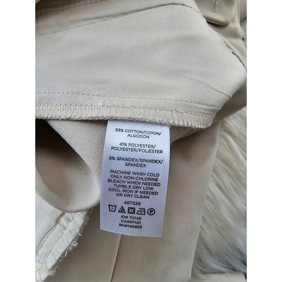 Ann taylor Loft Modern Skinny ankle Pants tan size 4 - Picture 8 of 8